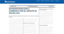 Desktop Screenshot of clickshare.com